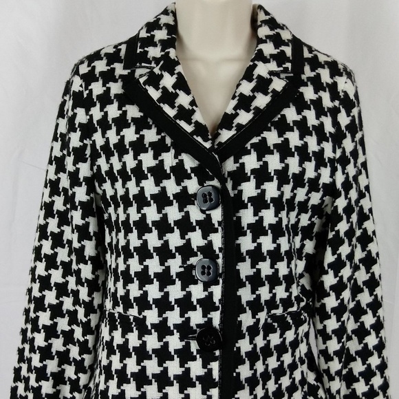 SOLD - Sunny Leigh Houndstooth Blazer - Picture 1 of 3